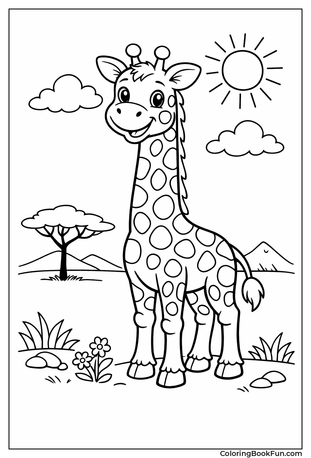 Friendly Gerald the Giraffe