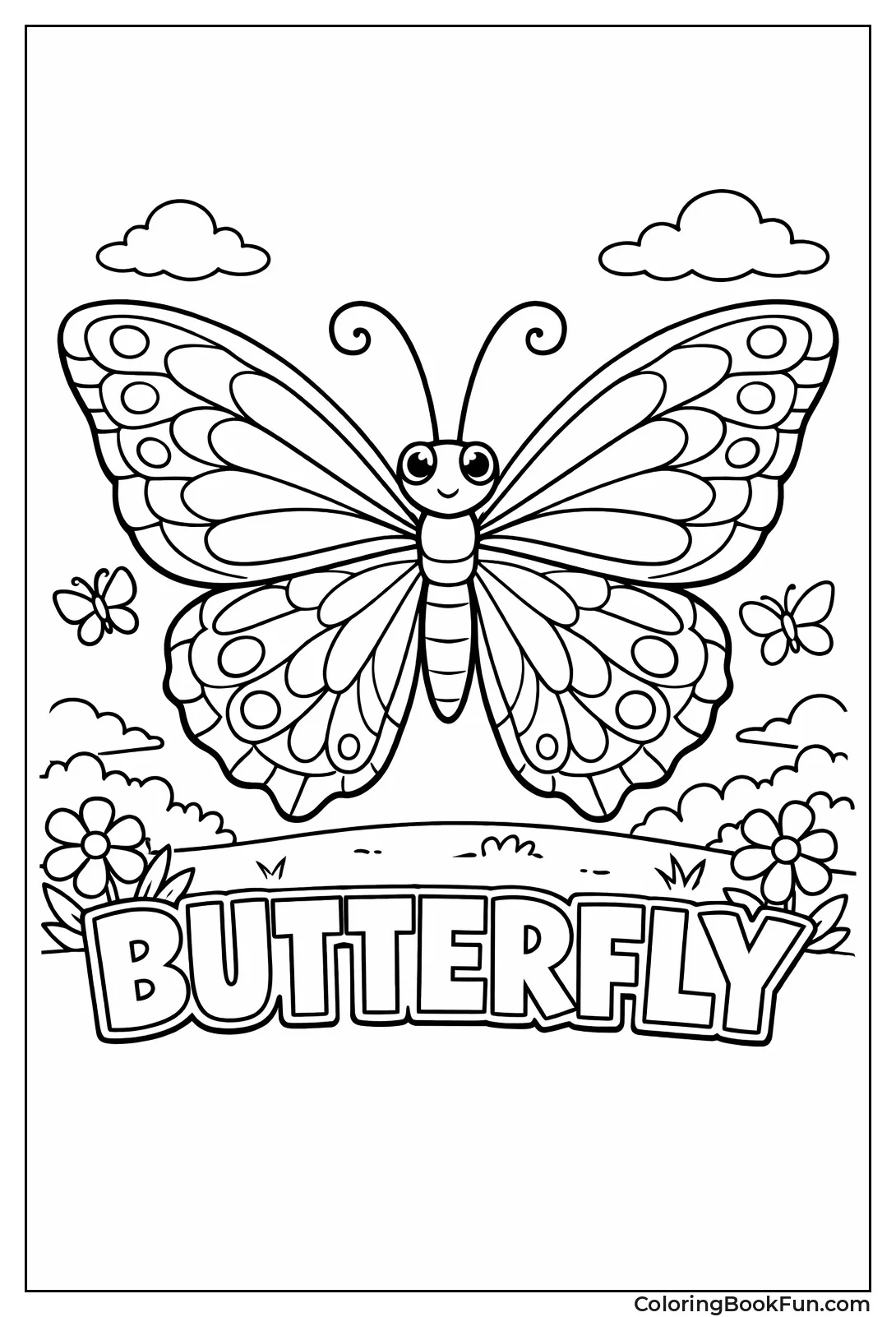 Giant Oversized Butterfly