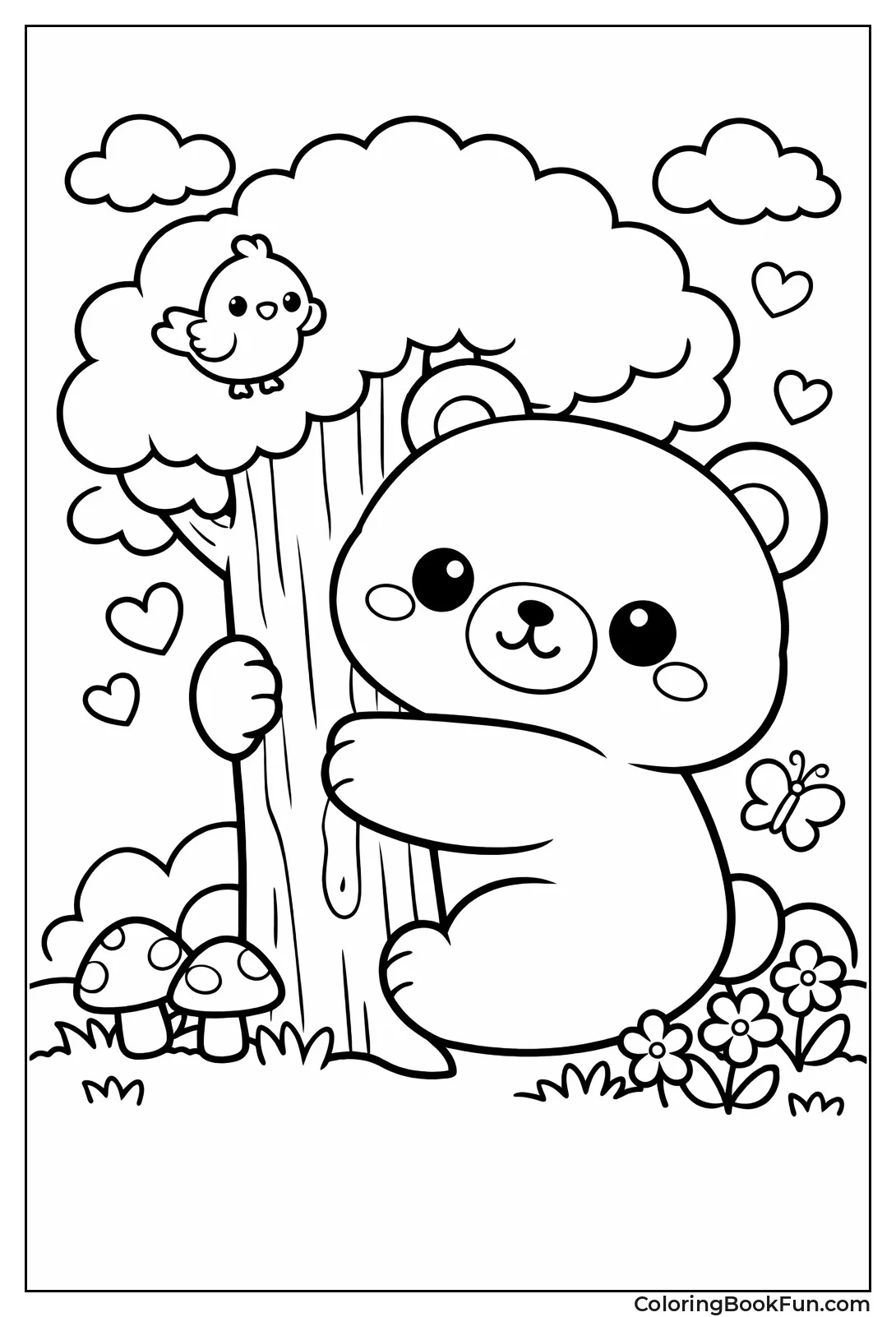 Giant Bear Hugging Tree