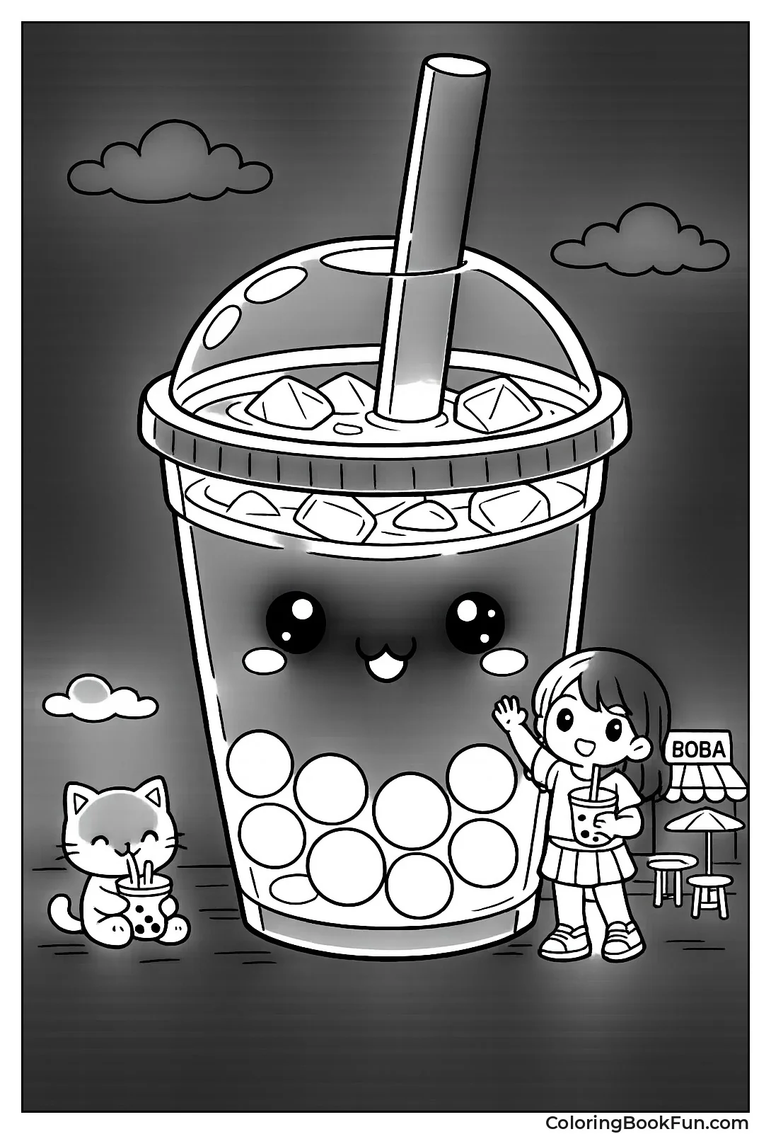 Giant Oversized Boba Cup