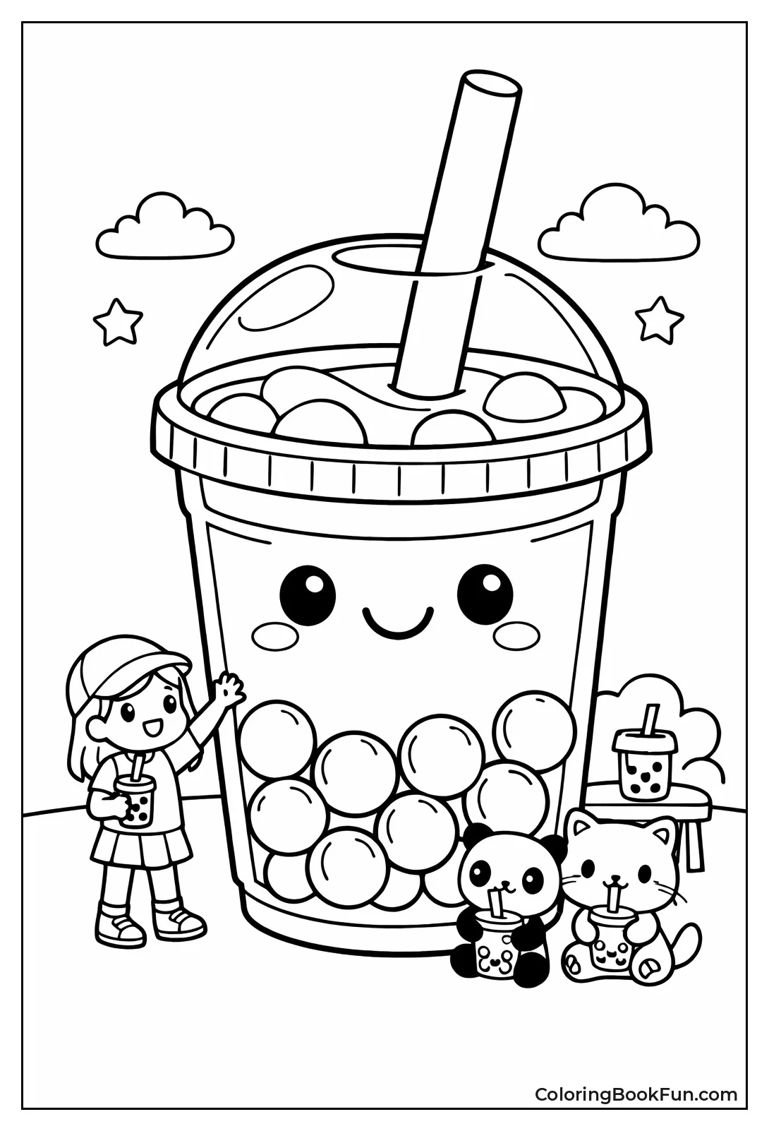 Giant Oversized Boba Cup