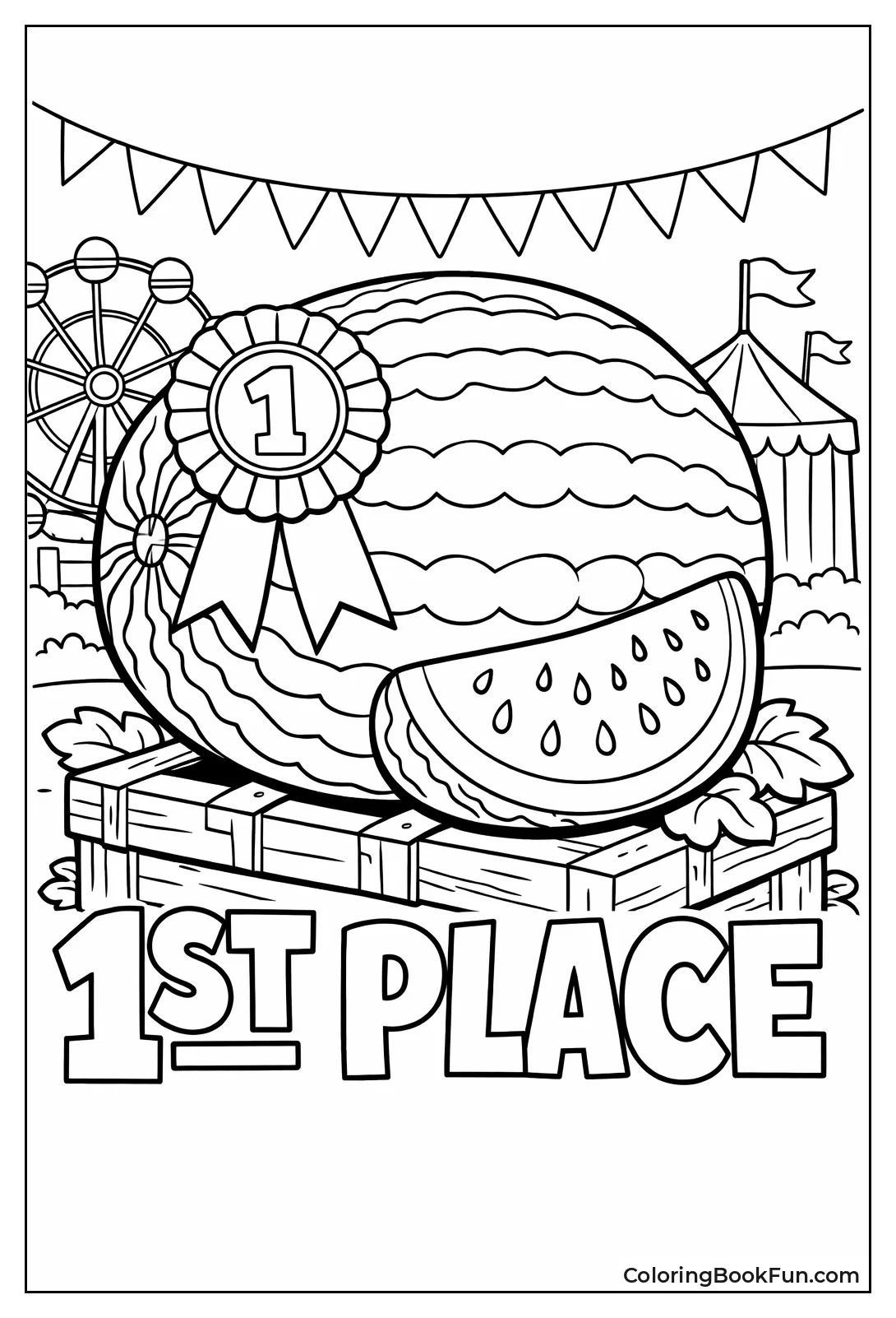 Giant Prize Watermelon Fair