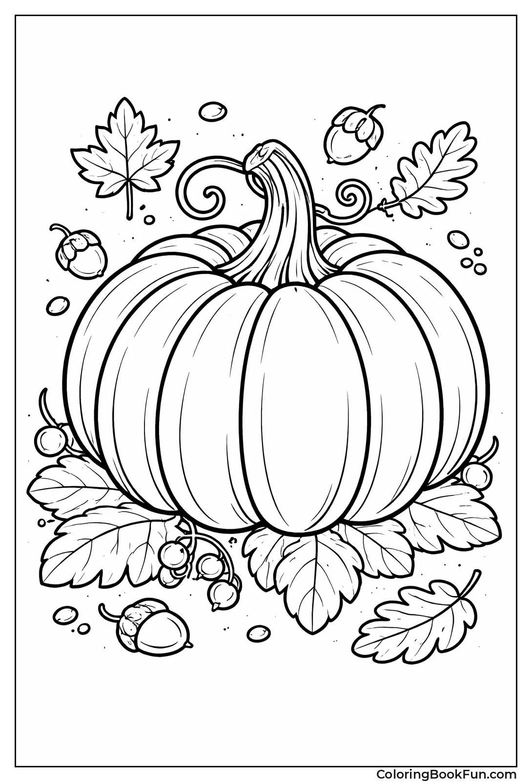 Giant Detailed Pumpkin