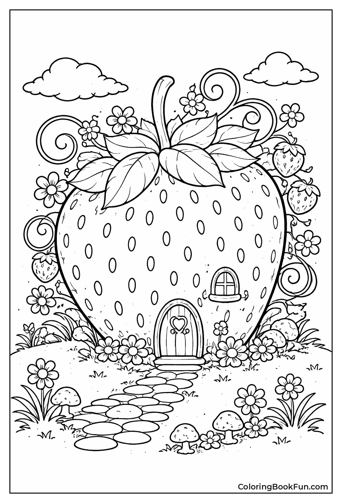 Giant Strawberry Towers High