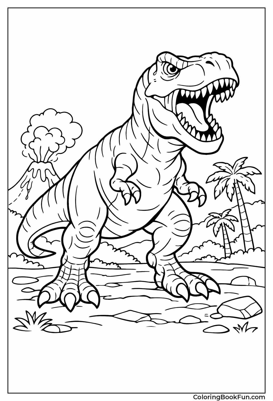 Giant Towering T-Rex