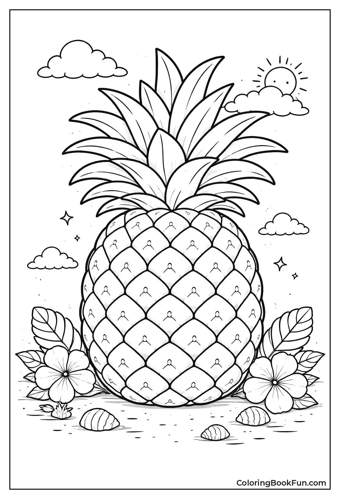 Giant Tropical Pineapple