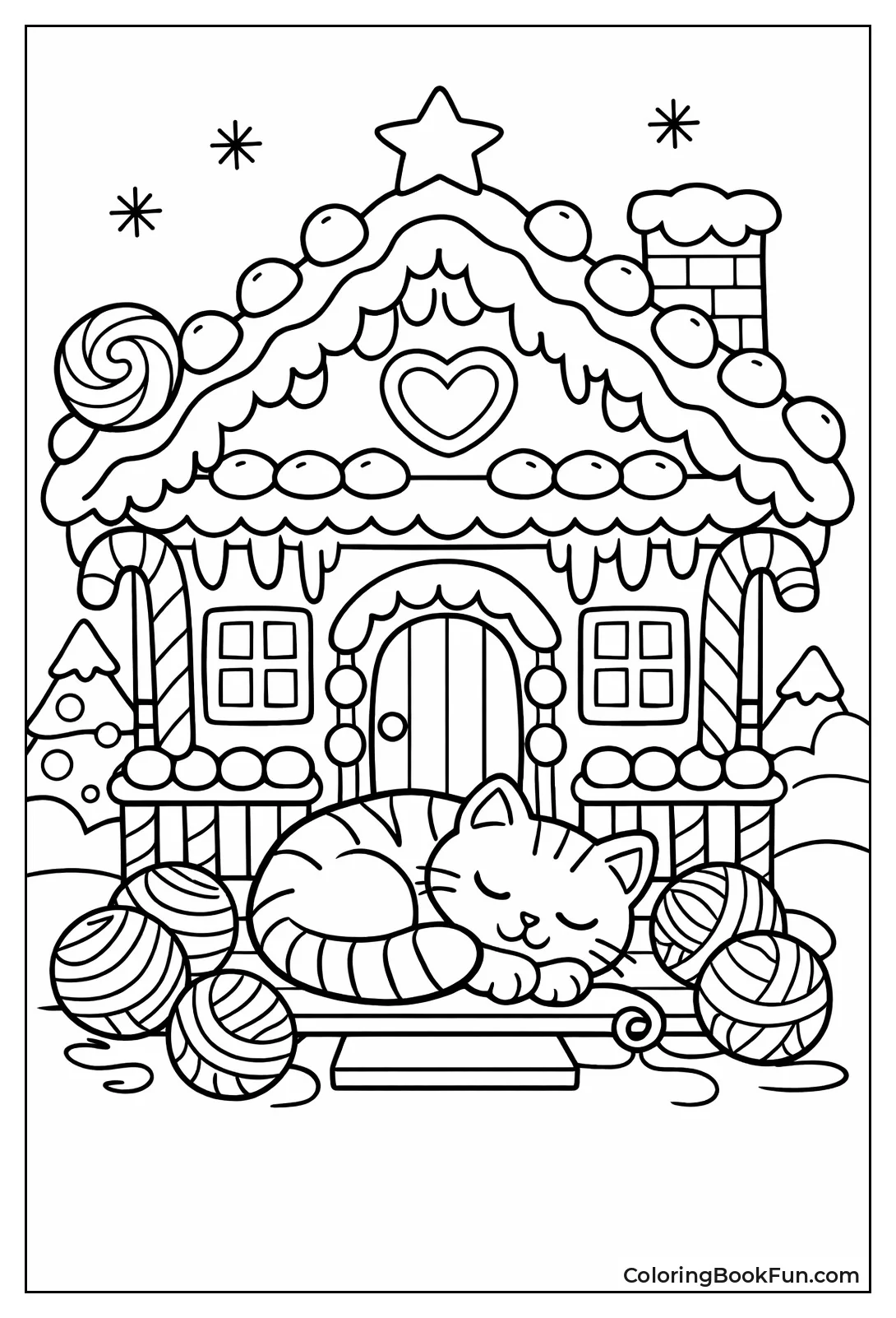 Cat Naps on Cozy Porch