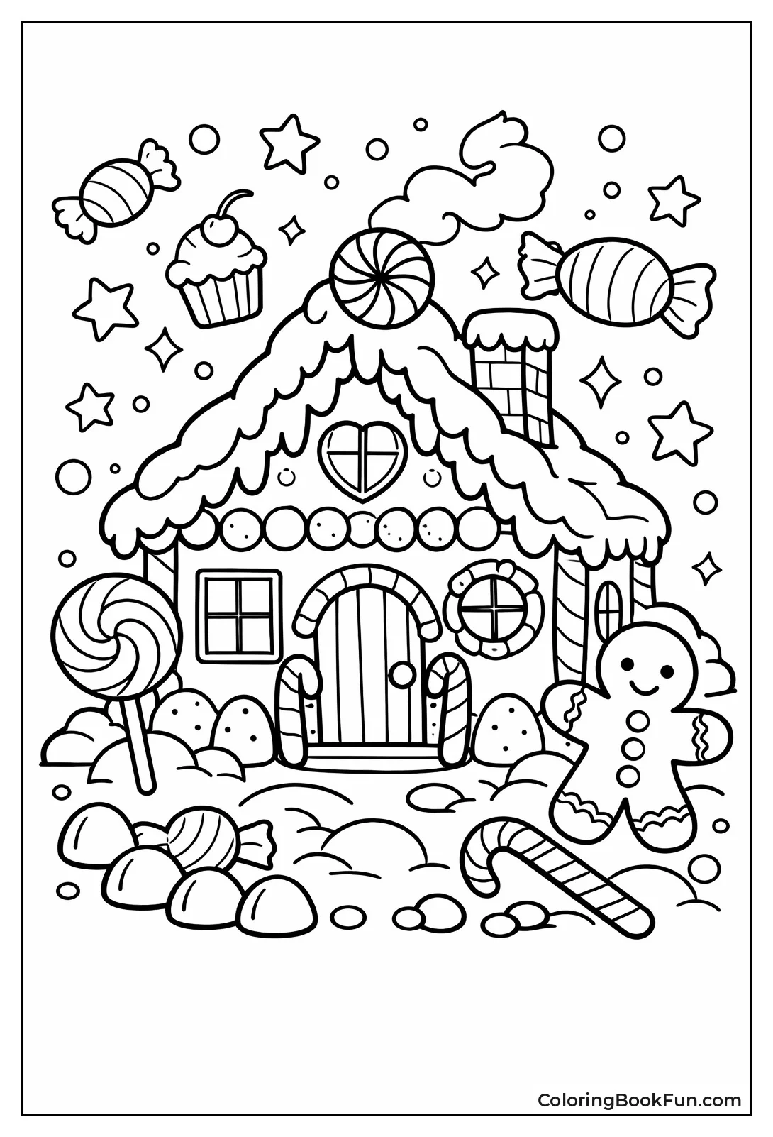 Candies Float Around Magic House