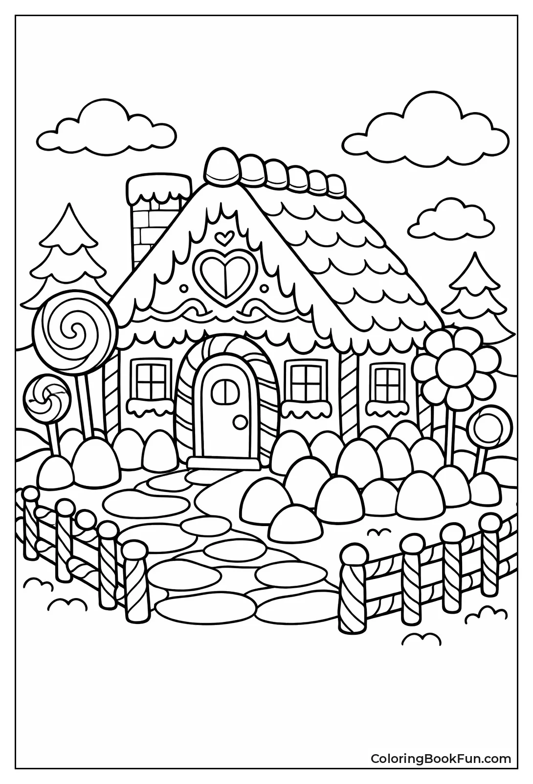 Gumdrop Garden by Gingerbread House