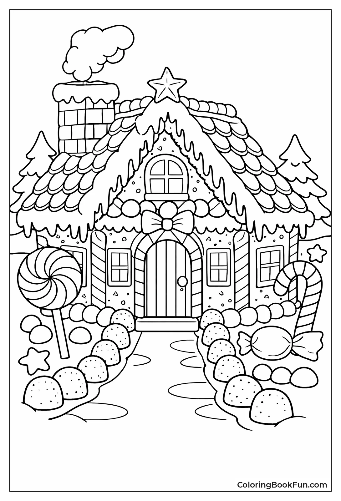 Realistic Mansion of Gingerbread