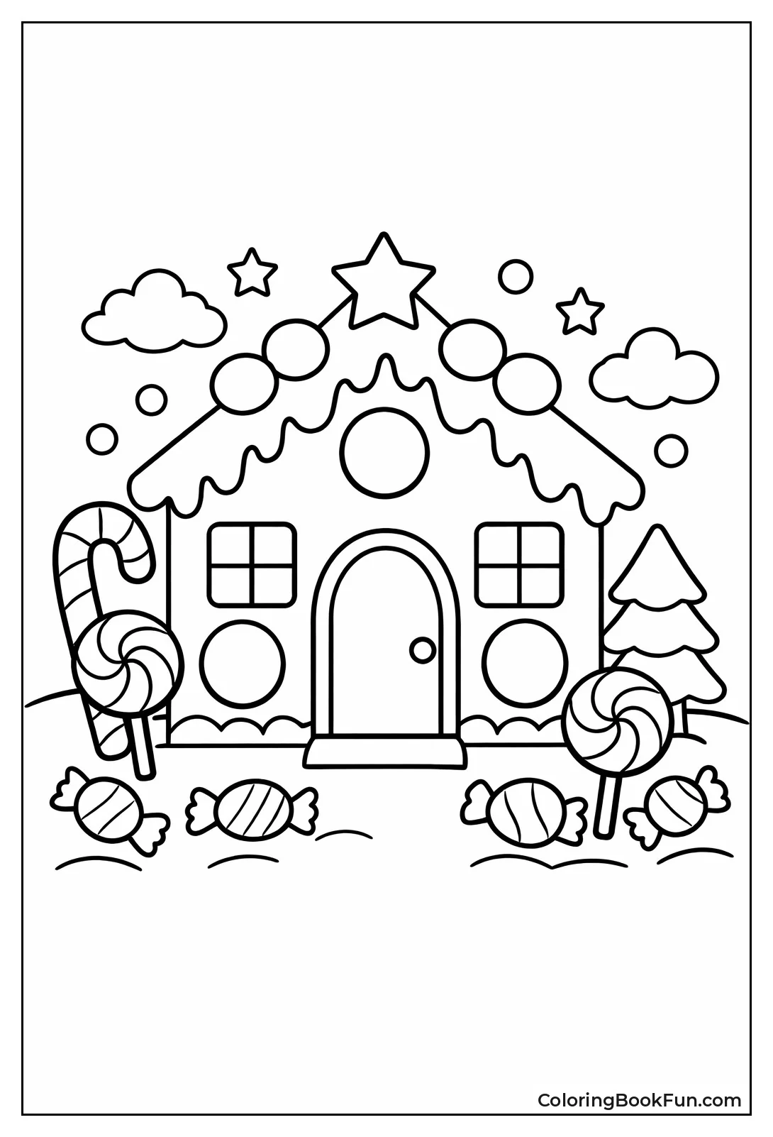 Simple Shapes Form Easy House