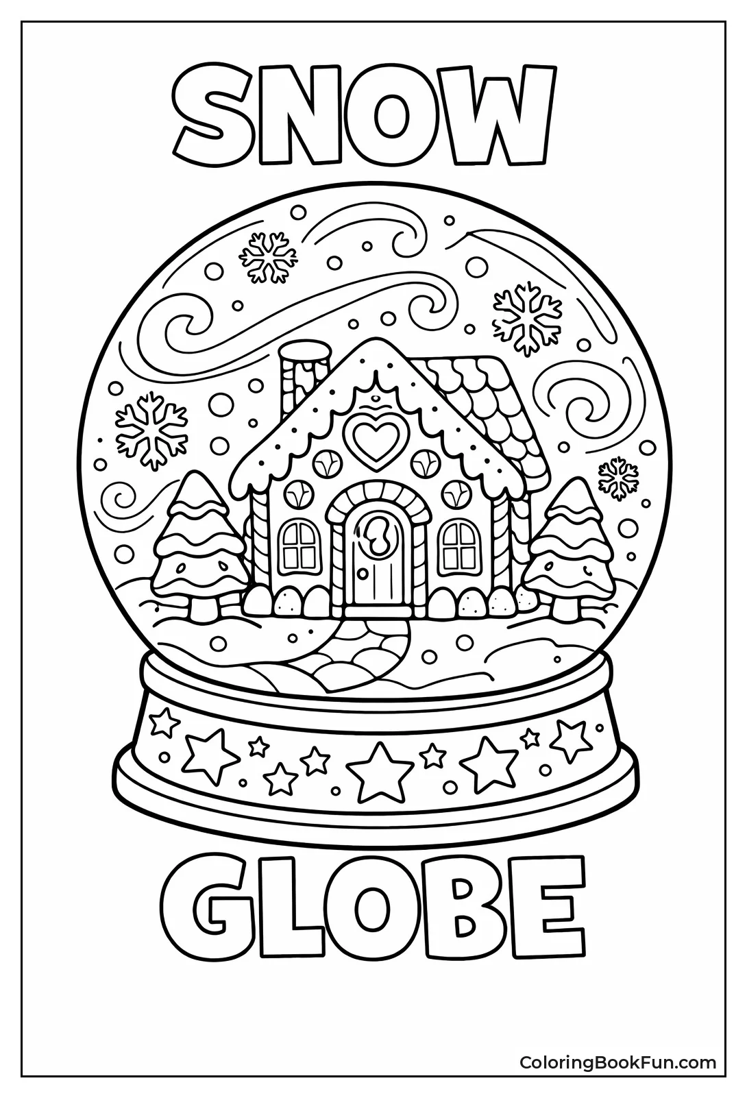Snow Globe Traps Gingerbread House