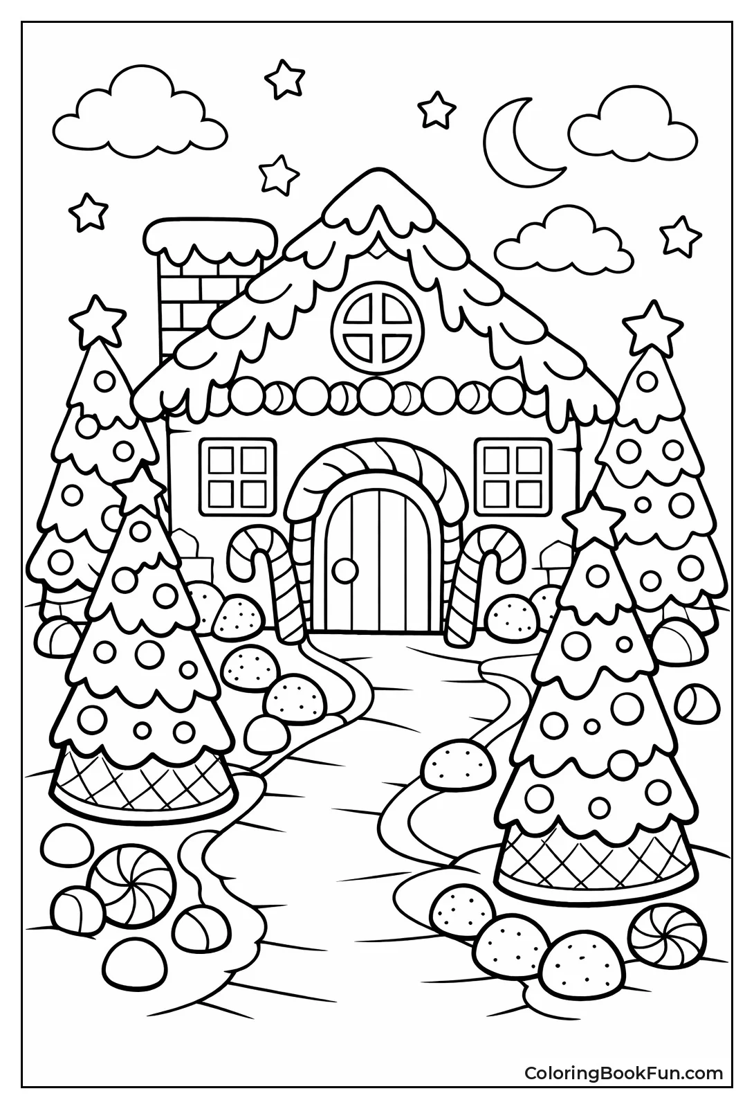 Waffle Cones as Pine Trees