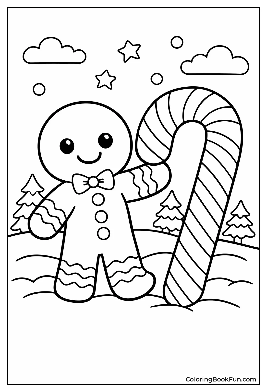 Gingerbread Man and Cane