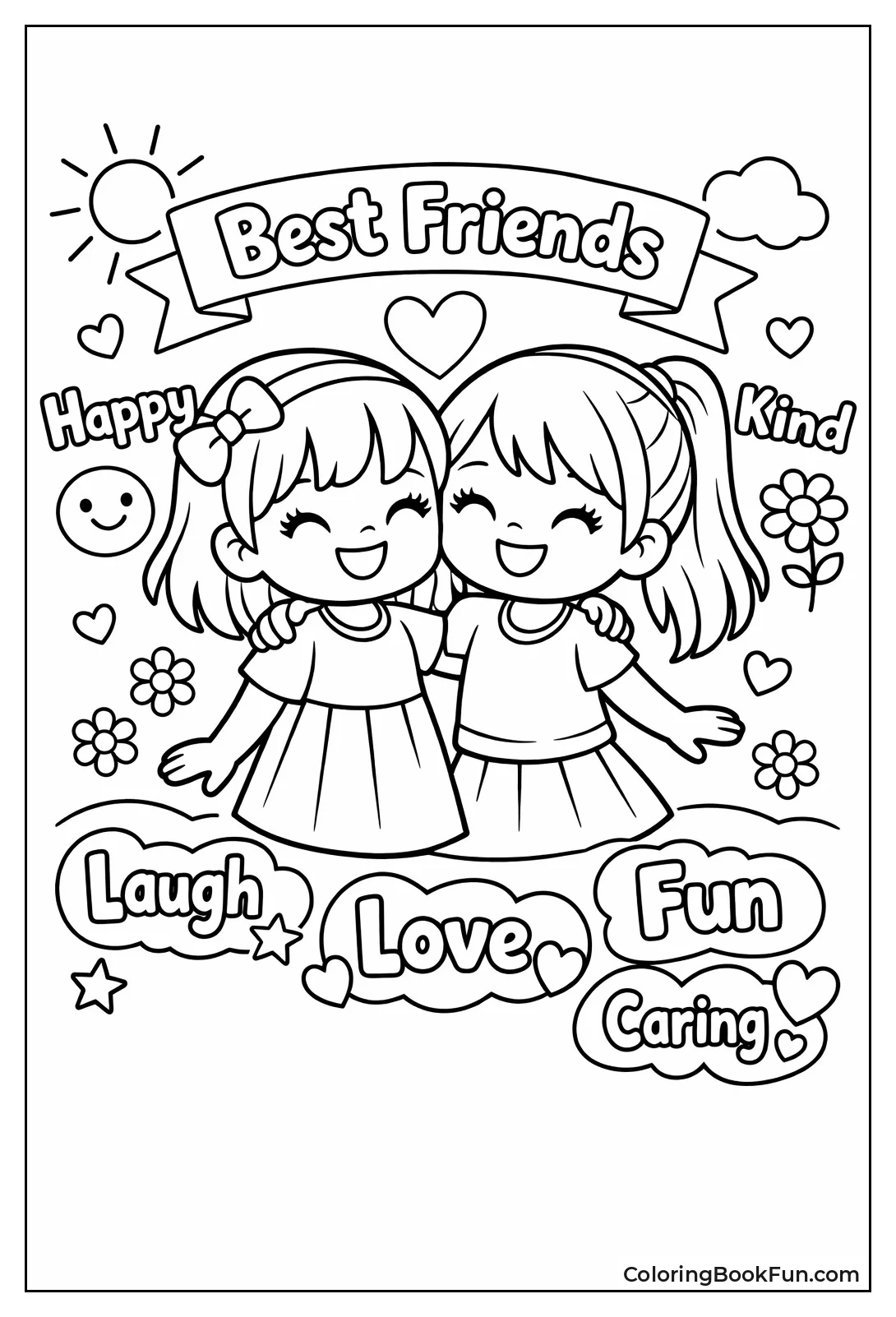 Girls Expressing Happy Feelings