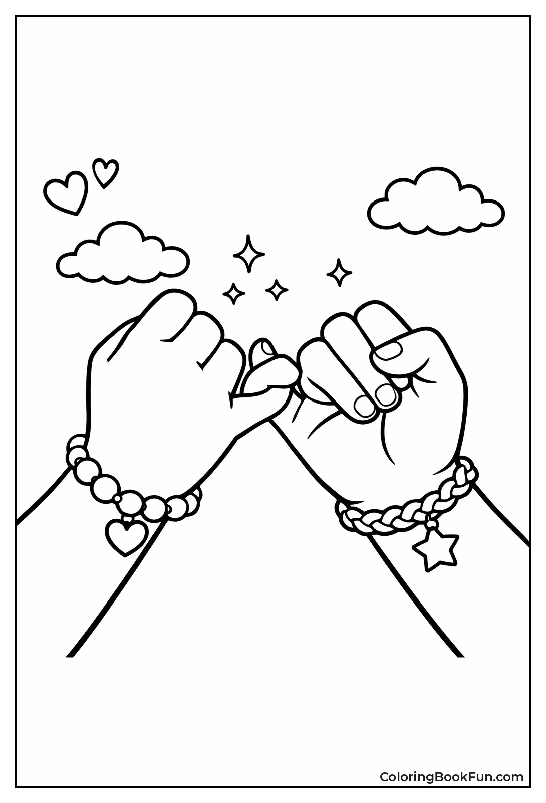 Hands Linking Pinky Promise