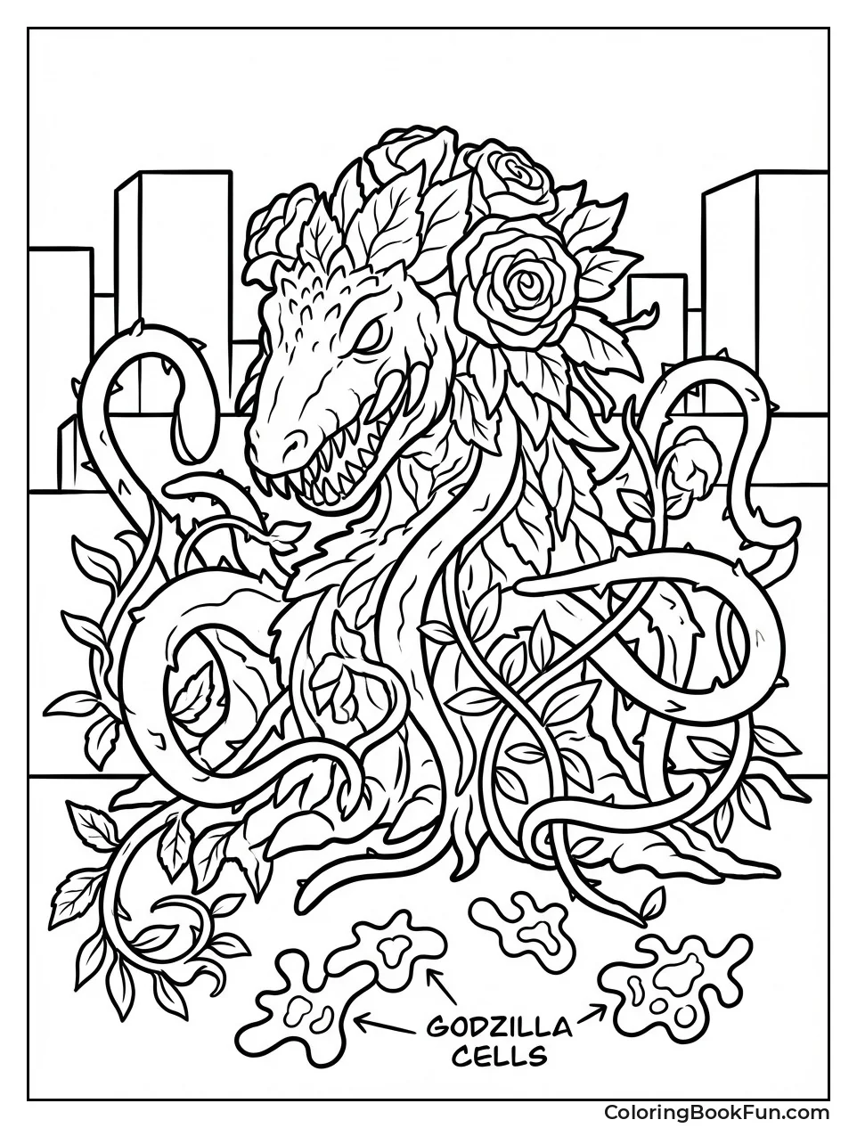 Biollante Grows Vine Tentacles