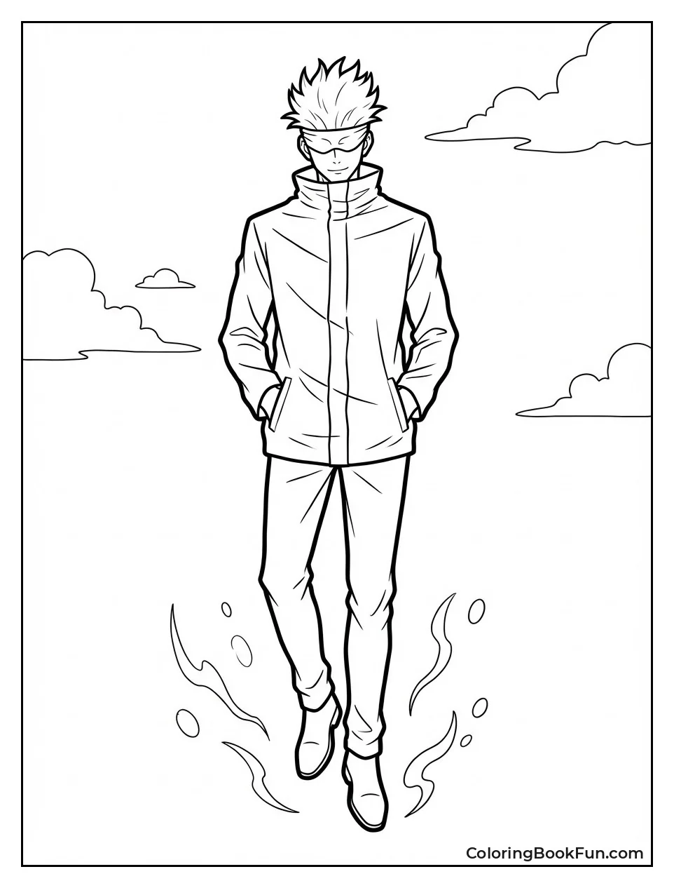 Gojo Floating Hands in Pockets