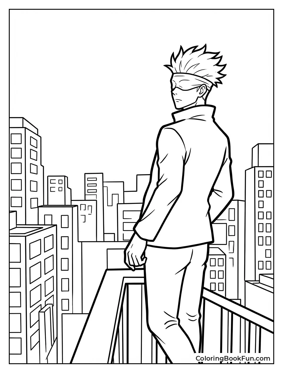 Gojo Watching Night City