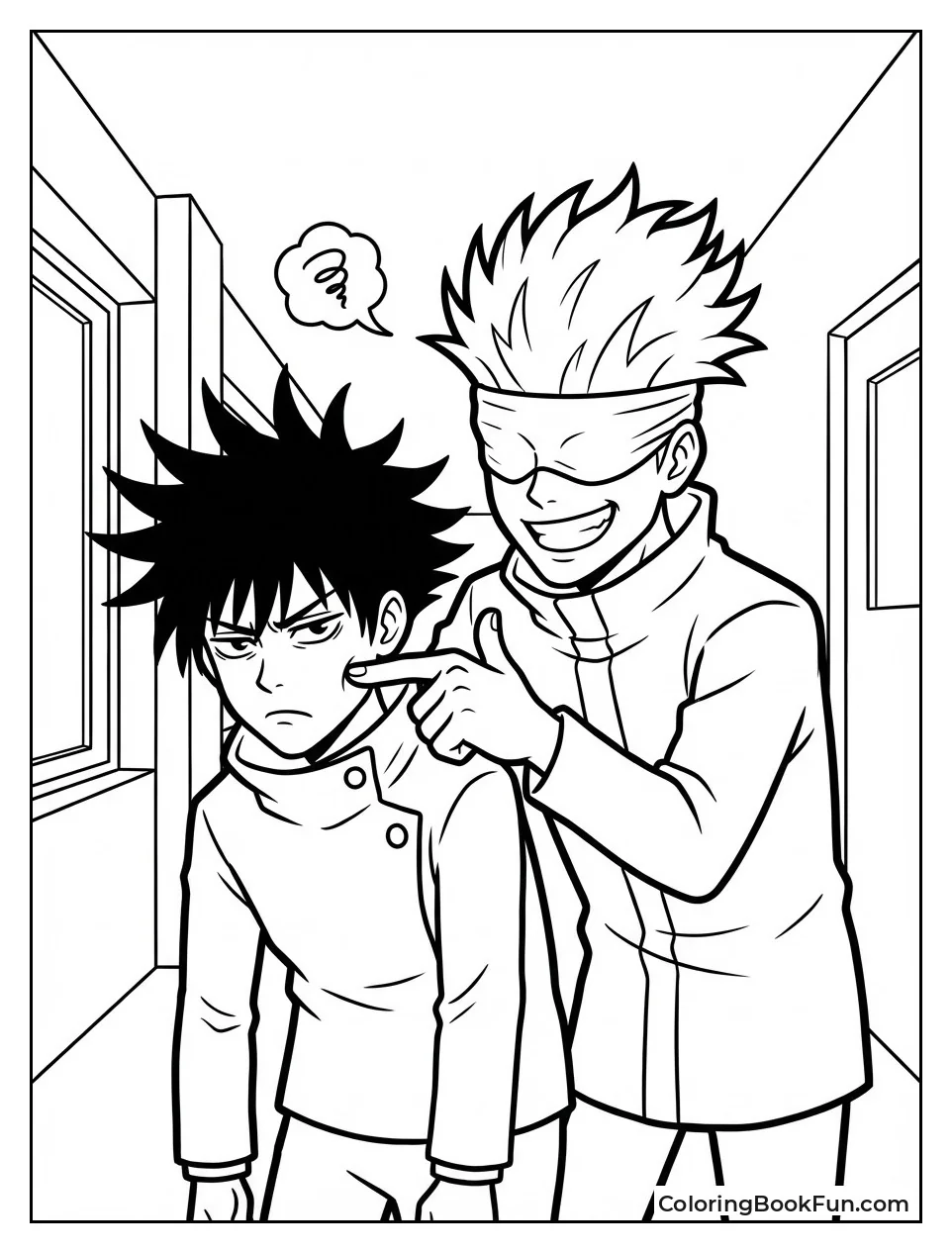 Gojo Teasing Grumpy Megumi