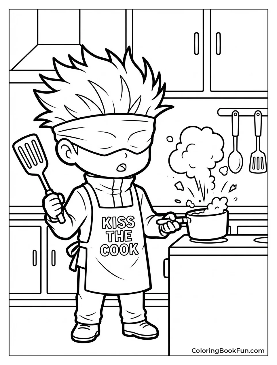 Gojo Cooking Kitchen Explosion