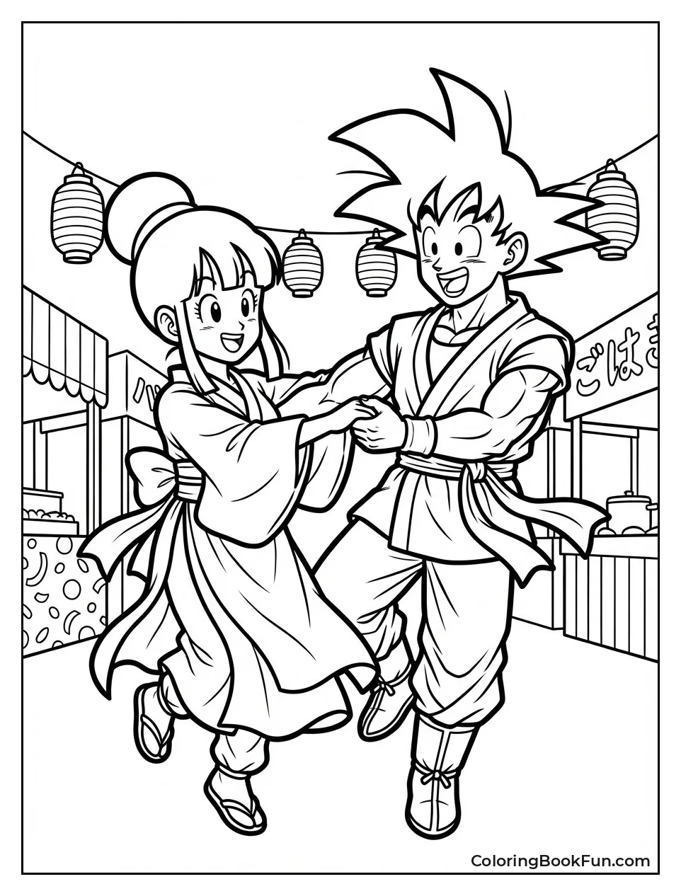 Goku Dances with Chi-Chi