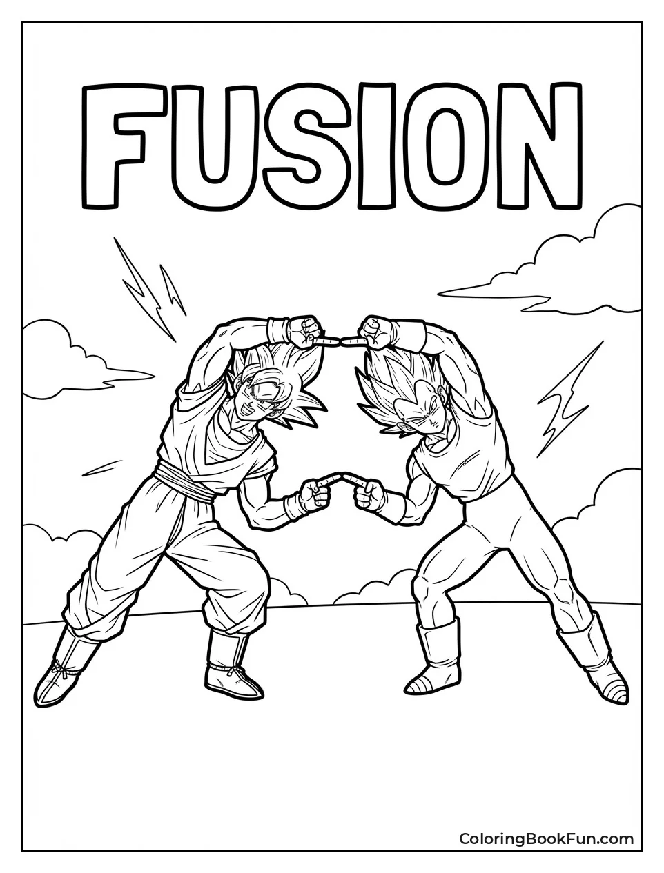 Goku and Vegeta Dance Fusion