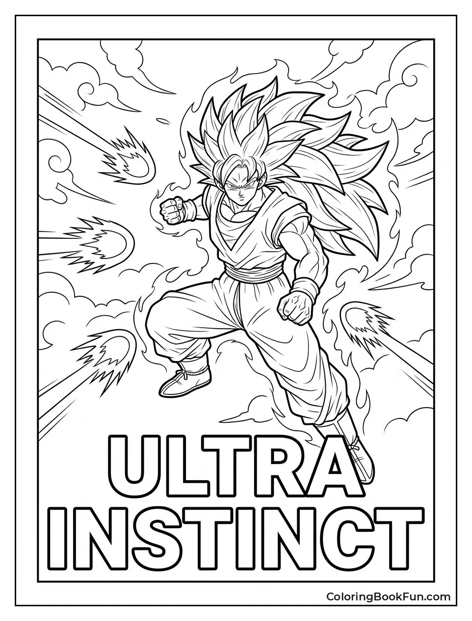 Ultra Instinct Goku Dodges Easily