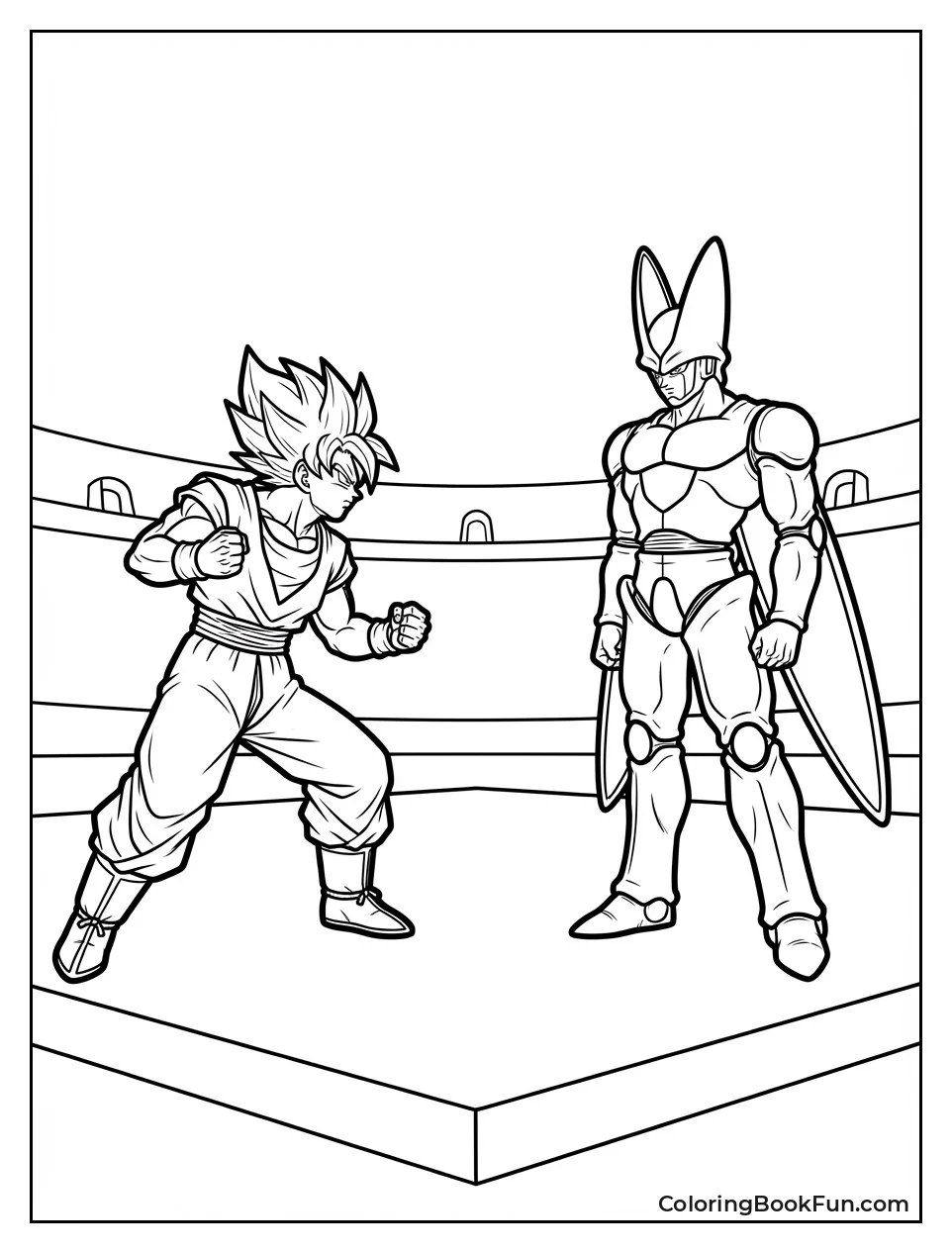 Goku Faces Perfect Cell