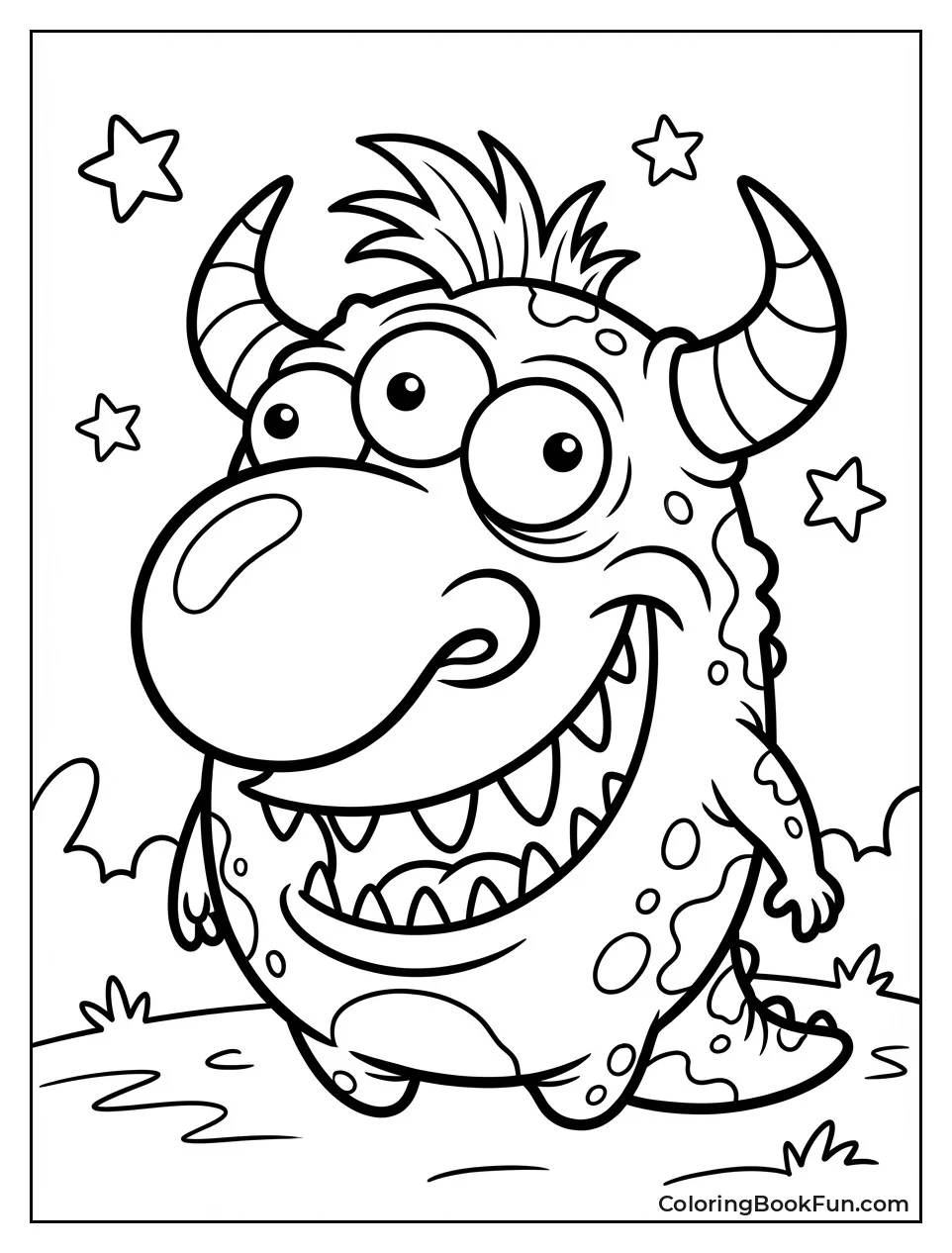 Goofy Big-Nose Monster