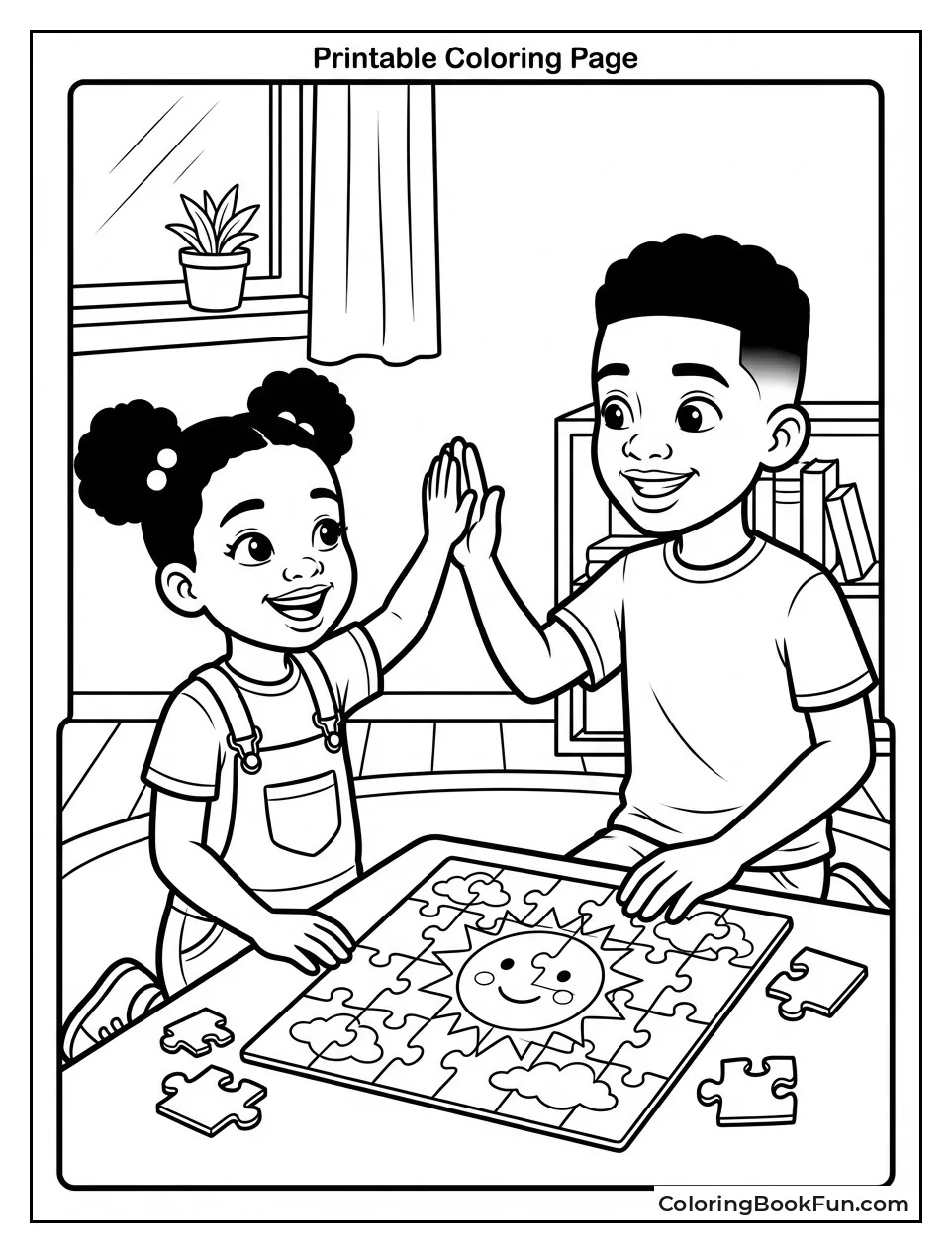 Gracie High-Fives Brother