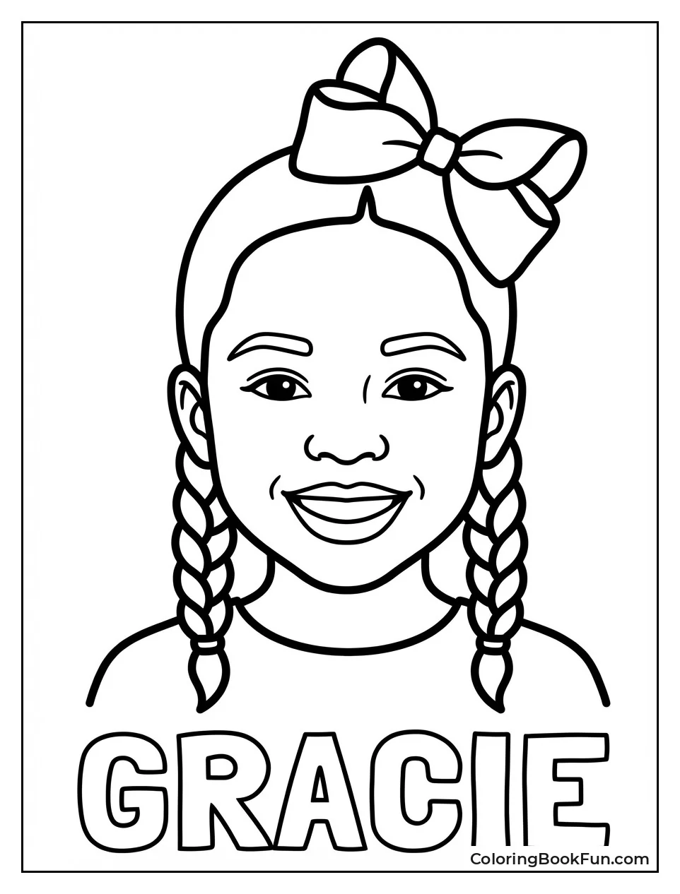 Smiling Gracie Portrait