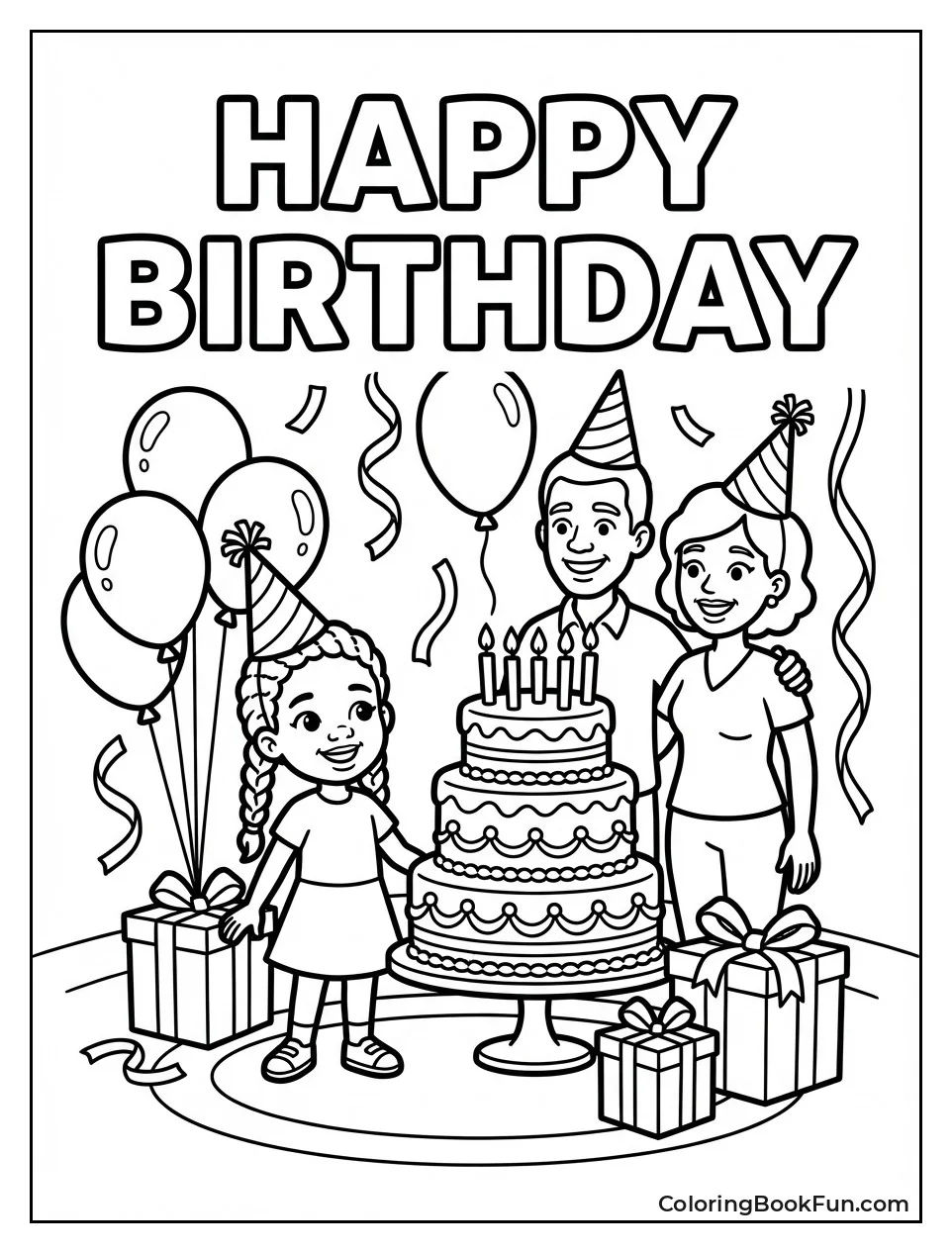 Gracie at Birthday Party