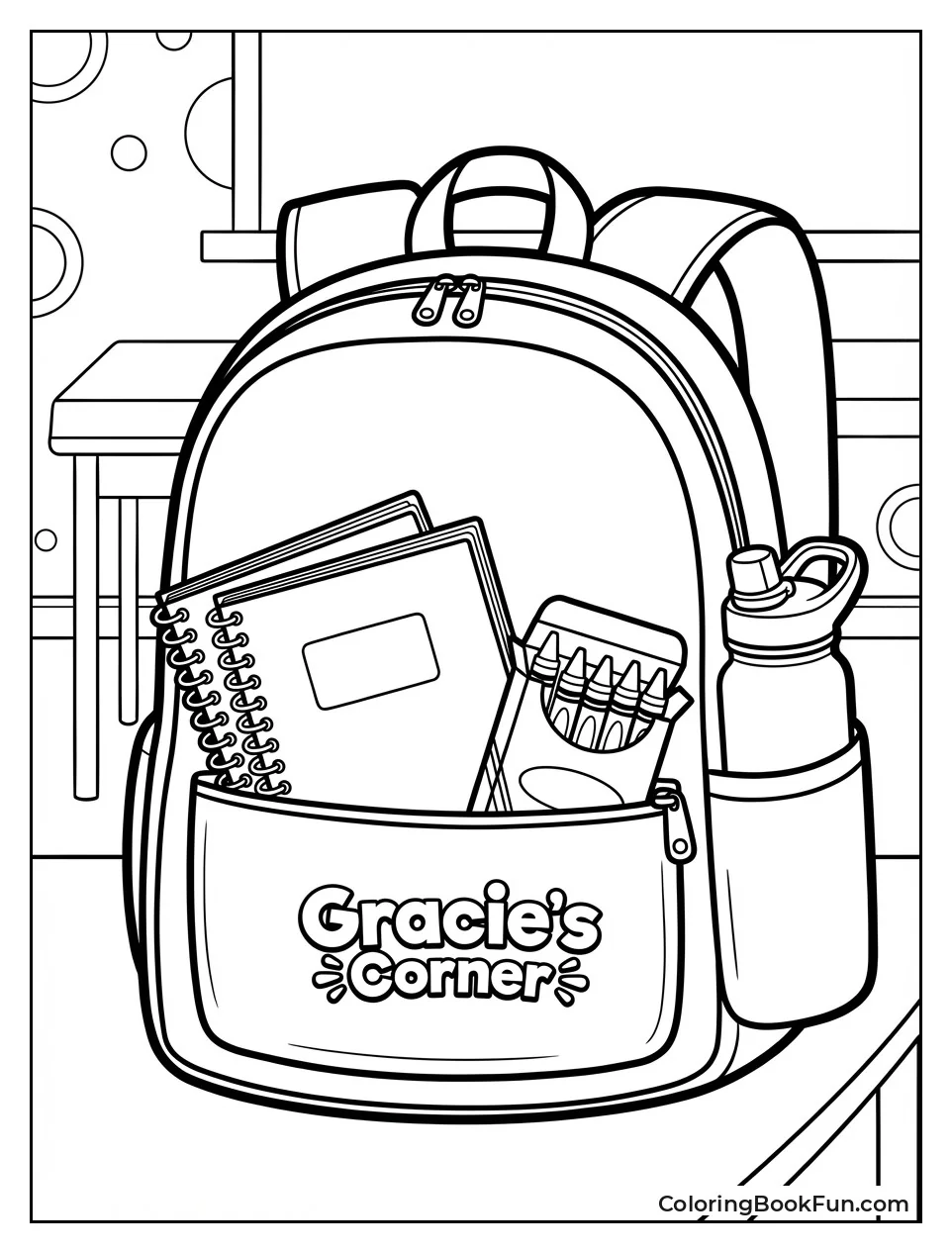 Gracie's Full School Backpack