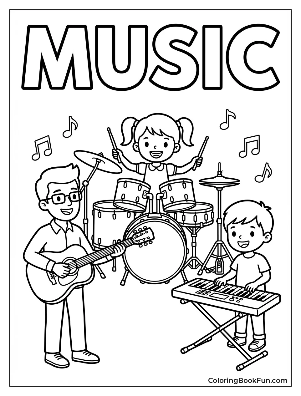 Family Jams on Instruments