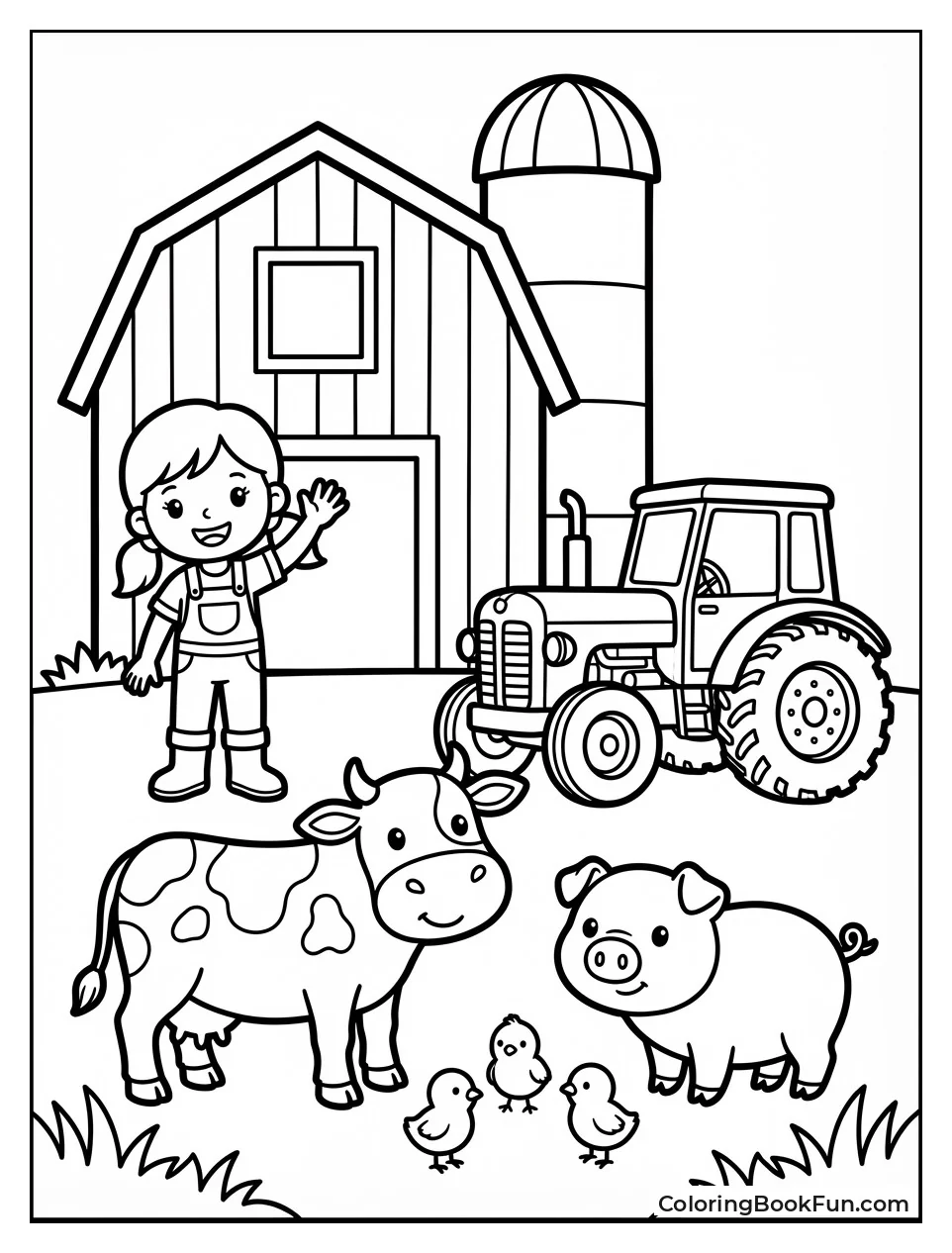 Gracie Visits Farm Animals