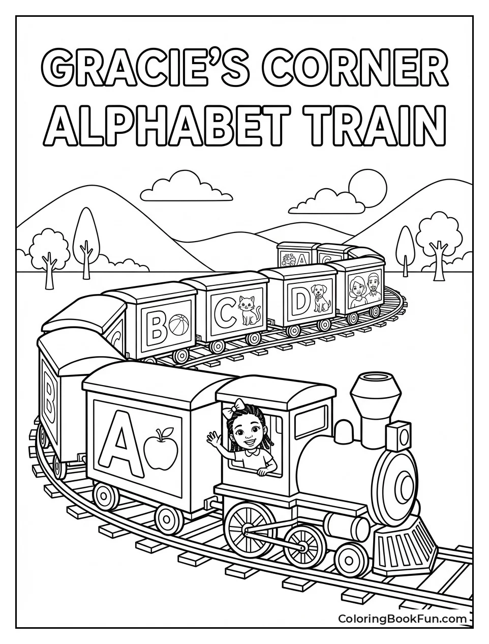 Phonics Train with Letters