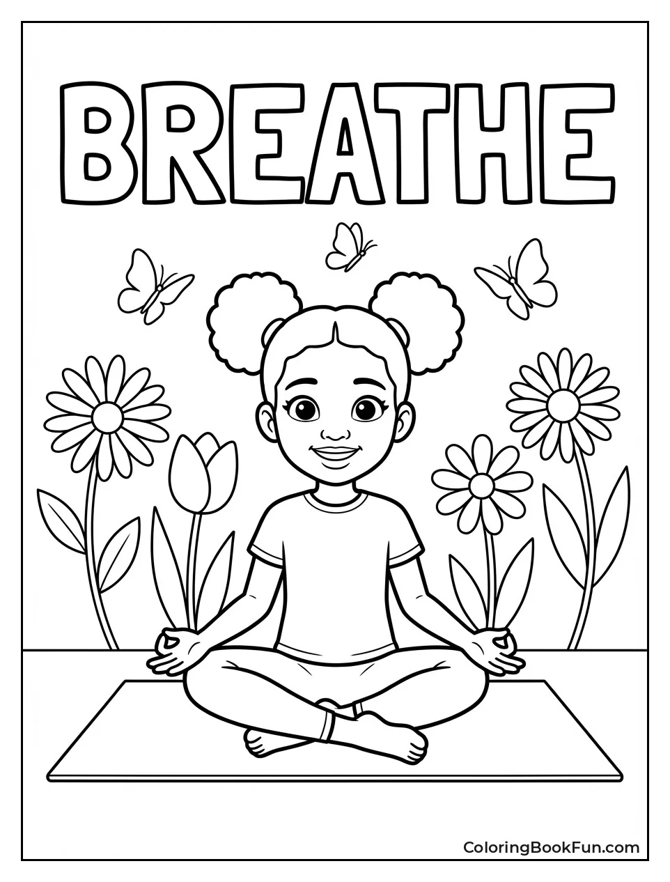 Gracie Does Yoga Pose