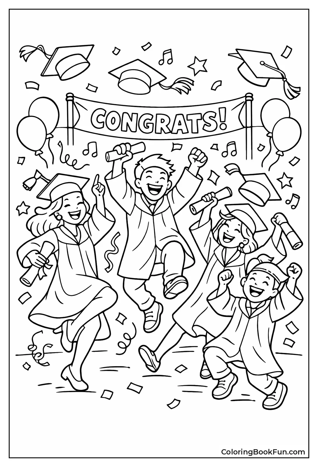 Graduates Dancing at Party