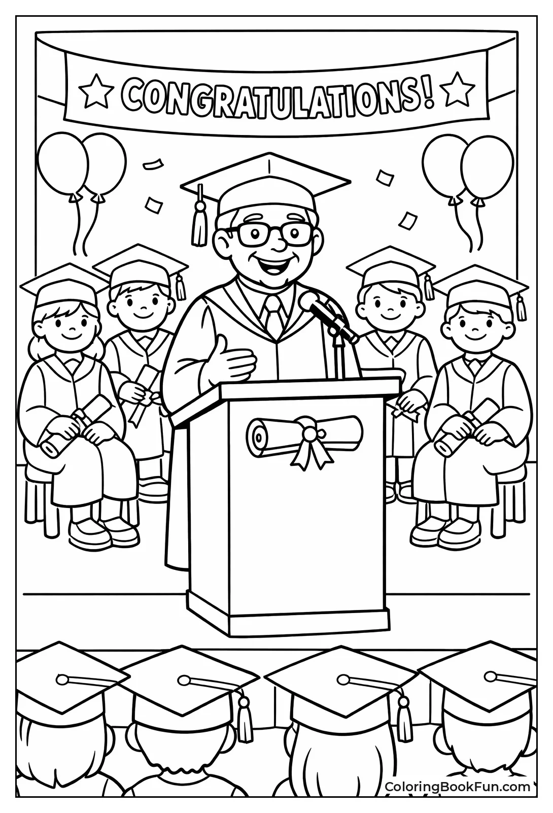 Principal at Podium