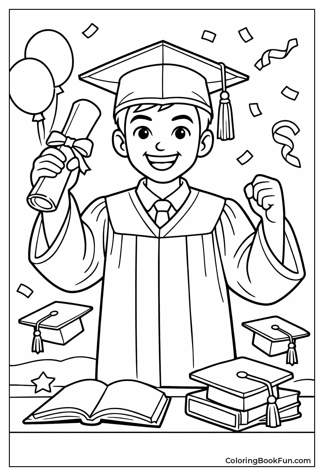 Teen in Full Regalia