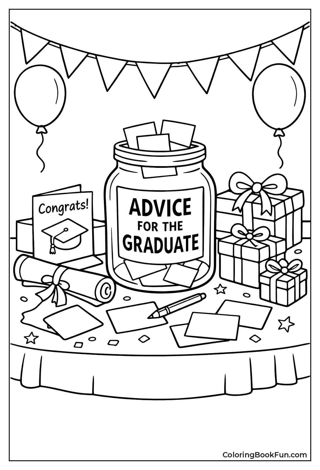 Table of Graduation Gifts