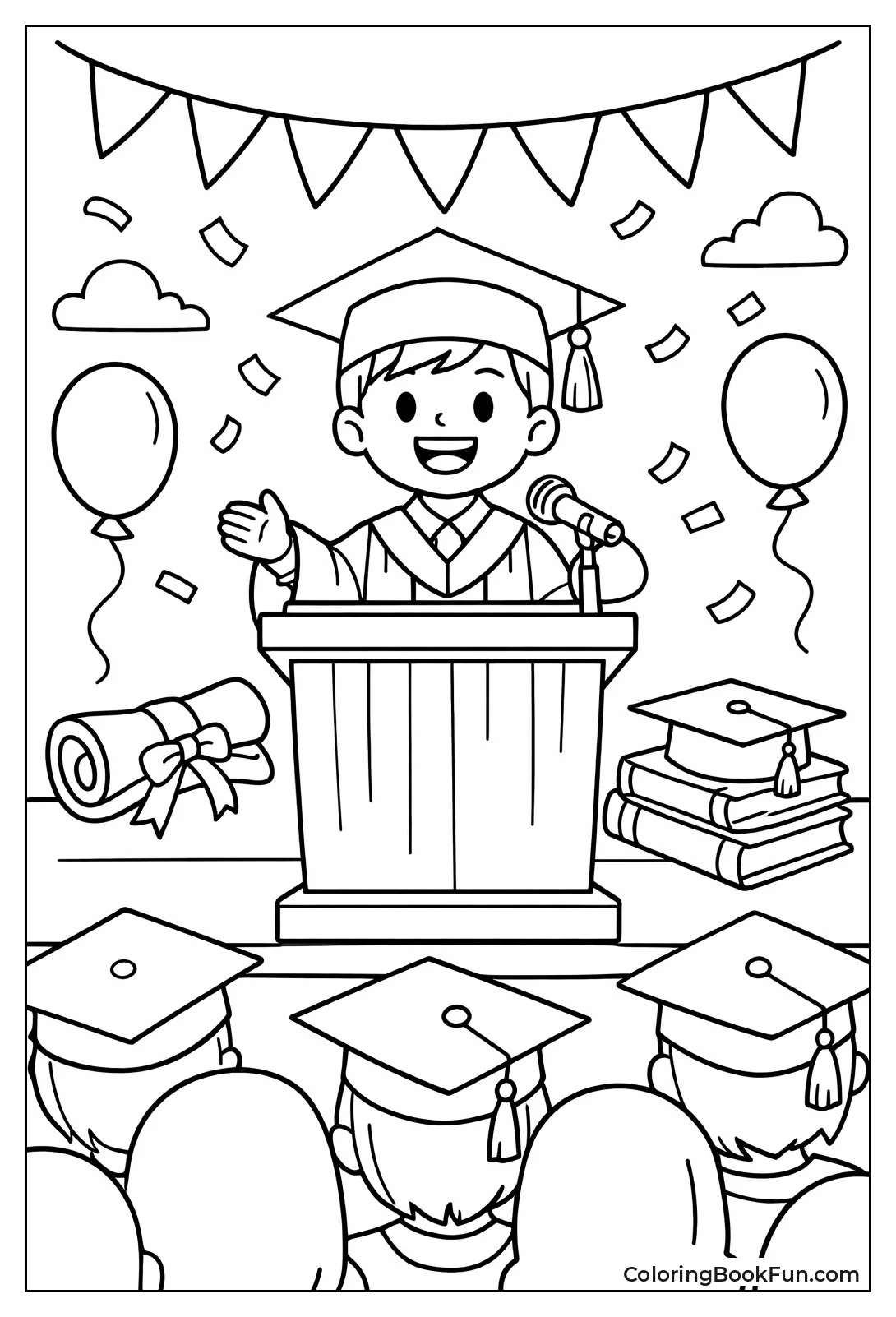 Student Giving Speech