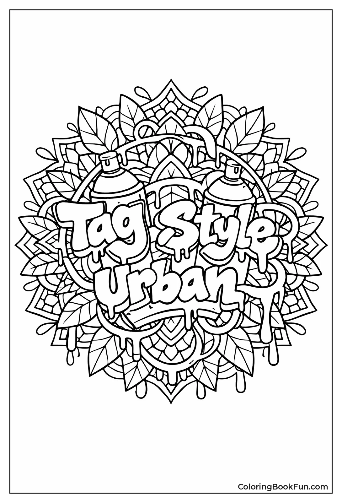 Leafy Vines with Urban Tags