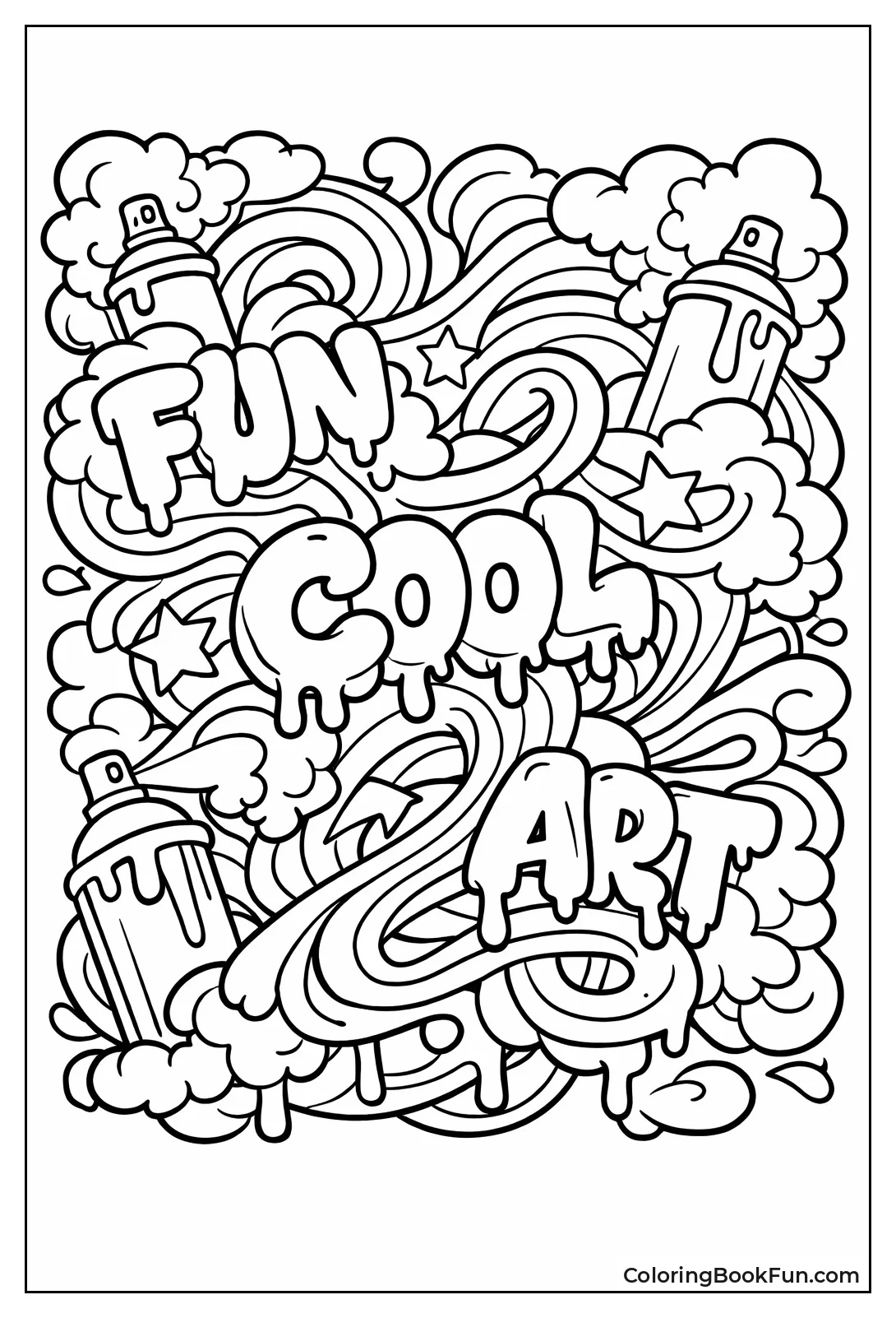 Melting Letters and Smoke Swirls