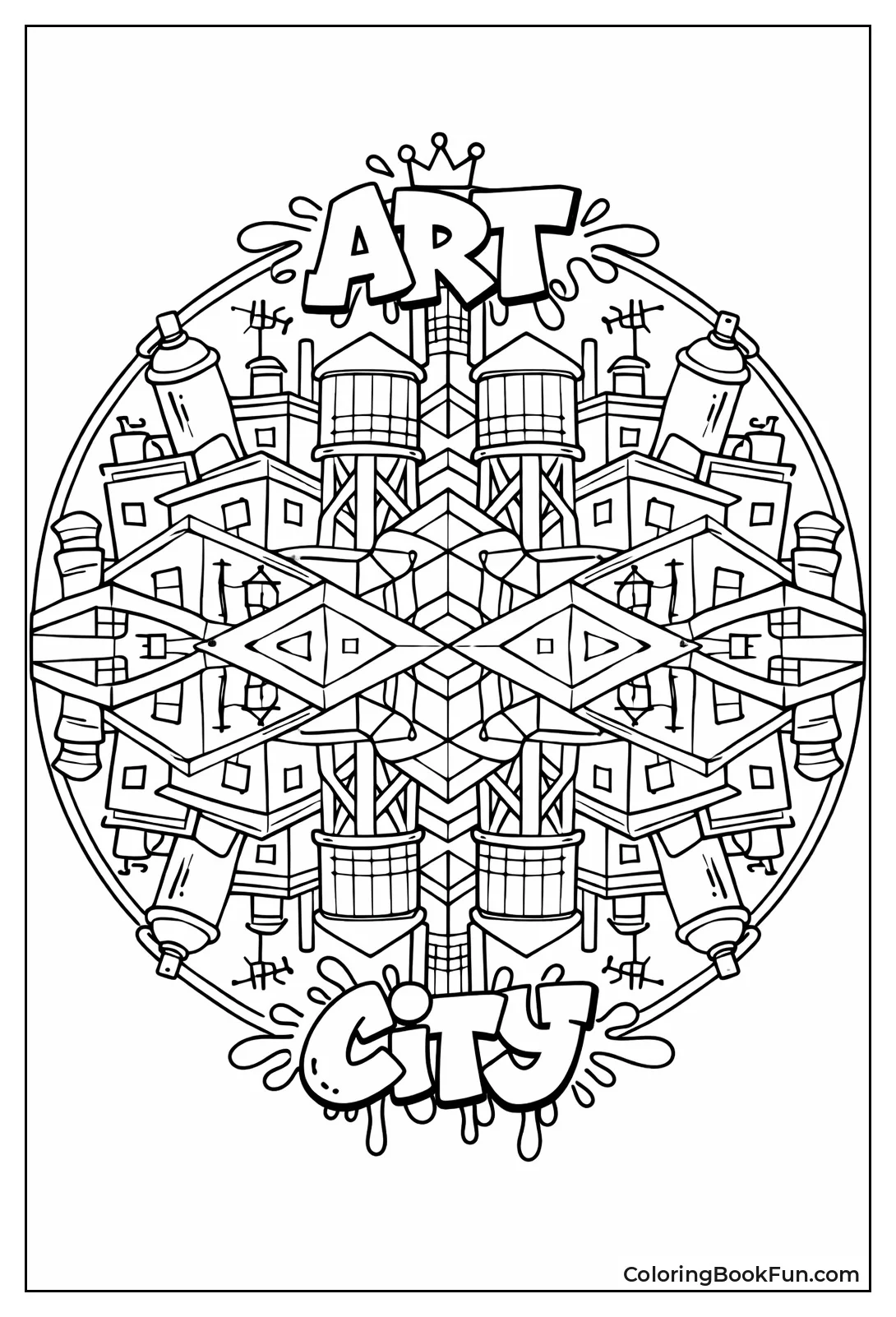 Rooftop Kaleidoscope City View