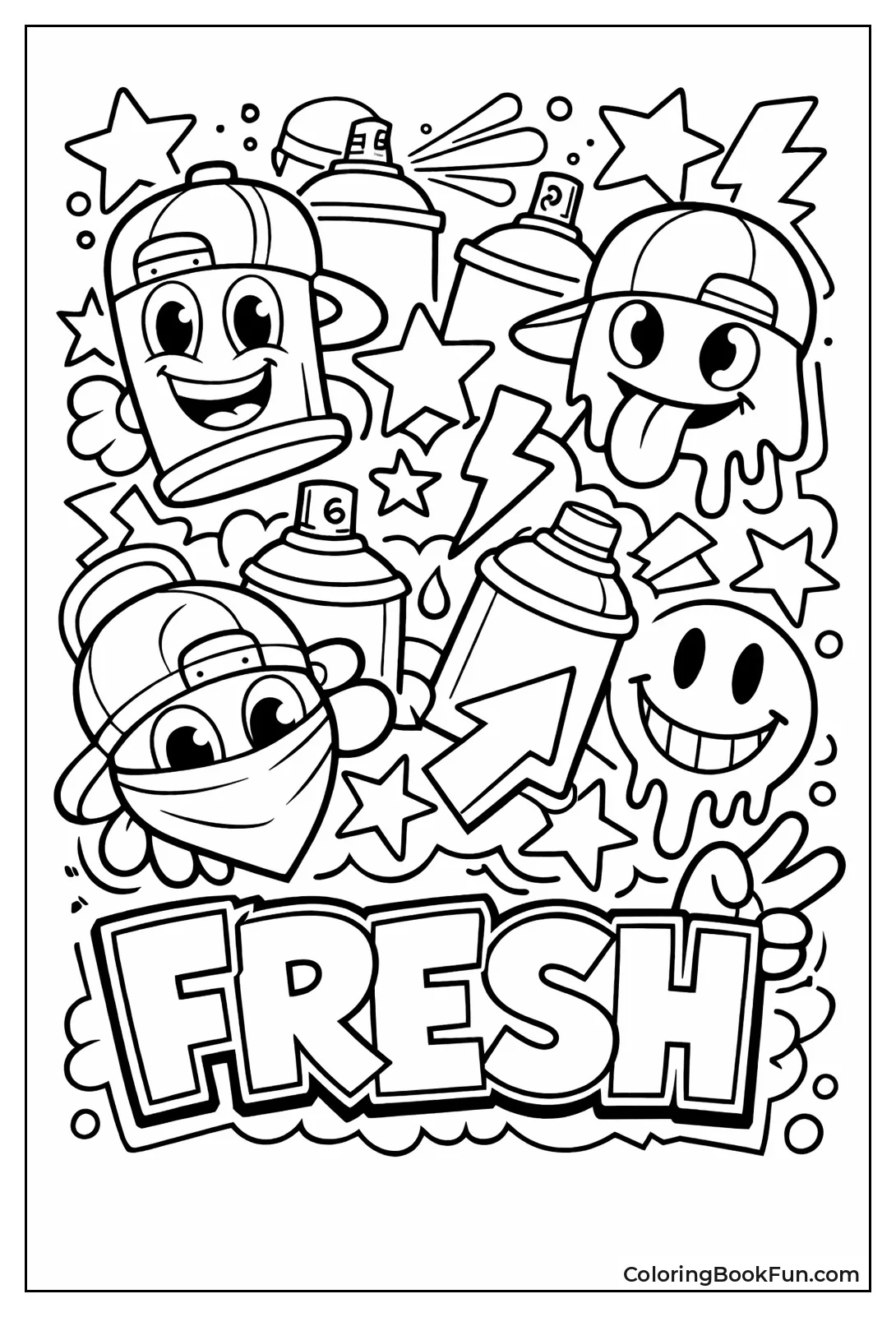 Overlapping Sticker Bomb Chaos