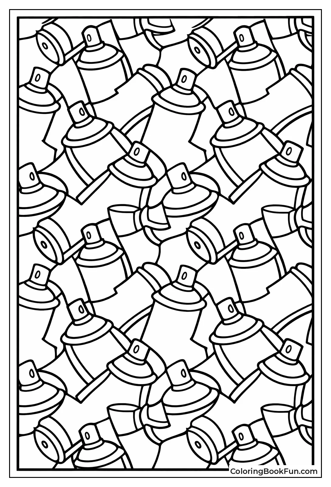 Fitting Spray Can Shapes