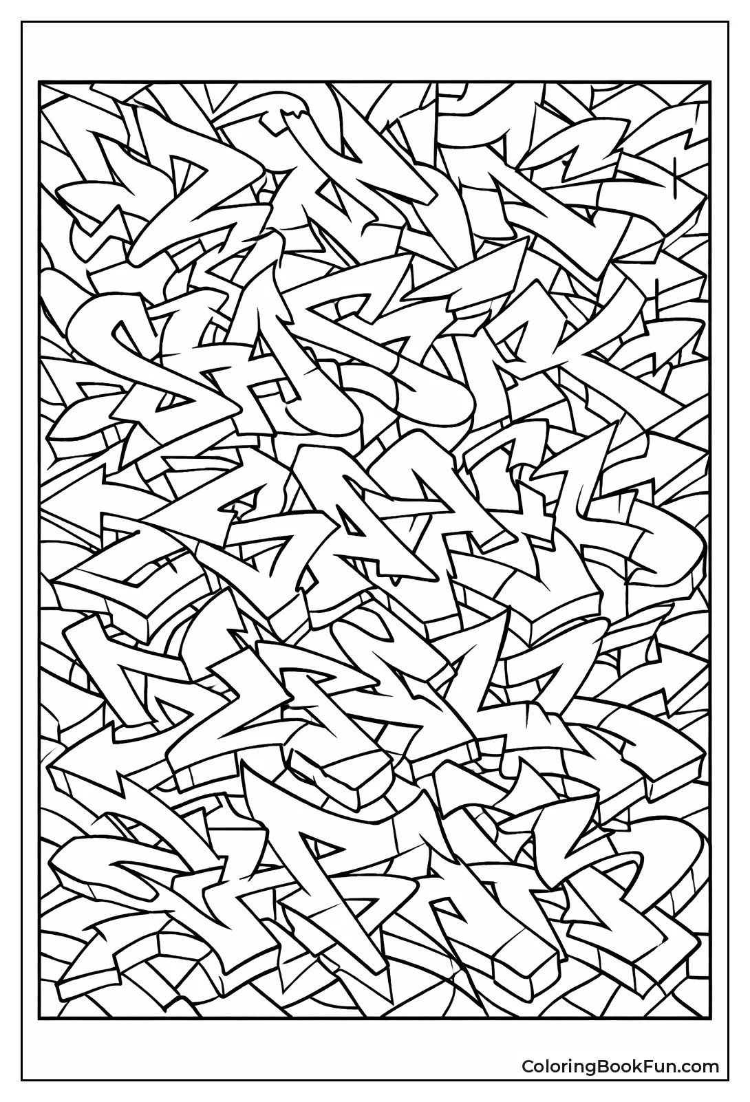 Interlocking Wildstyle Letters