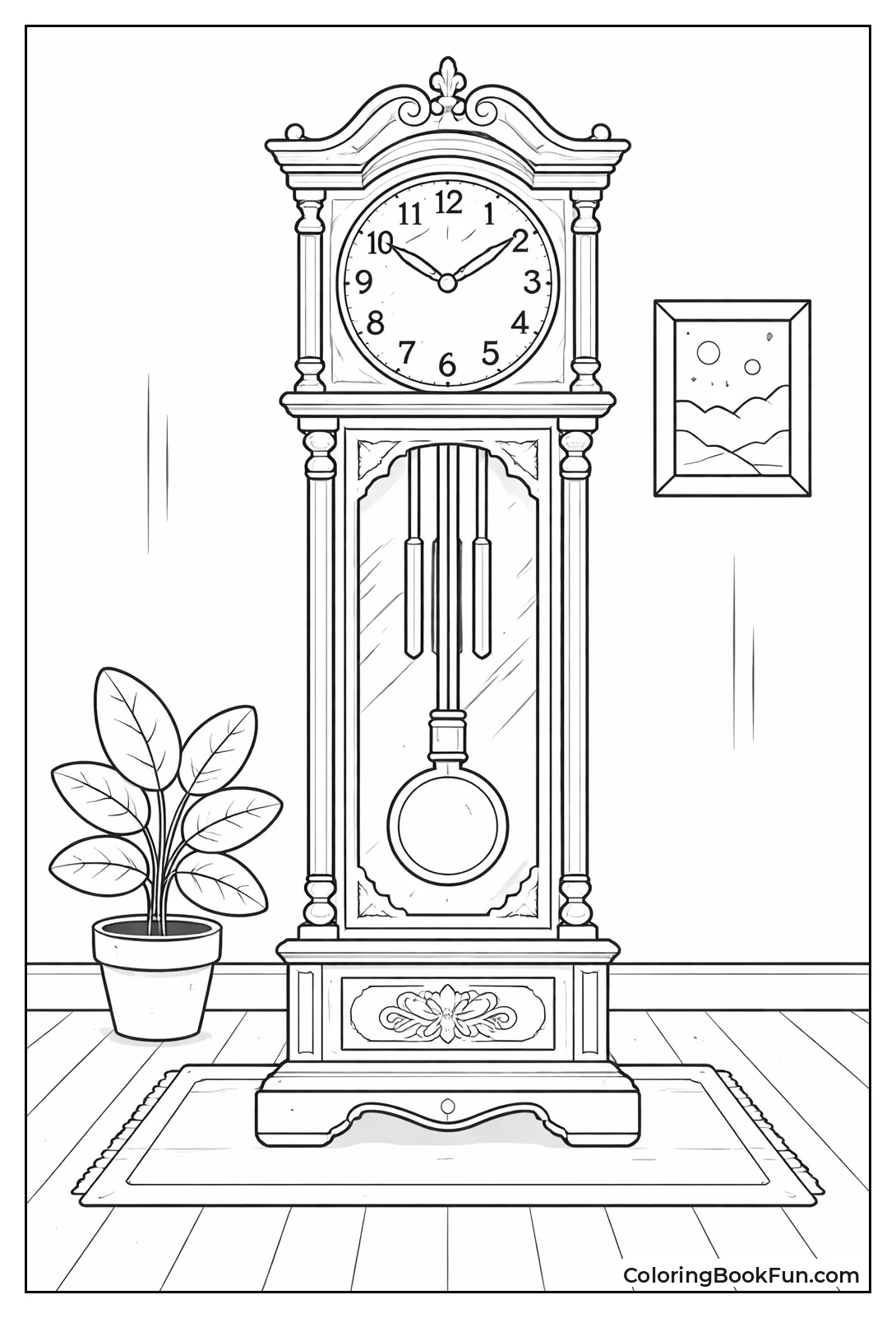 Tall Grandfather Clock